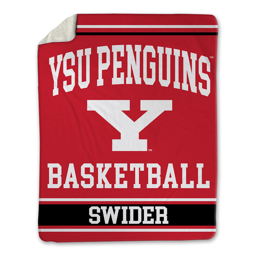 Youngstown State - NCAA Men's Basketball : Connor Swider - Blanket-0