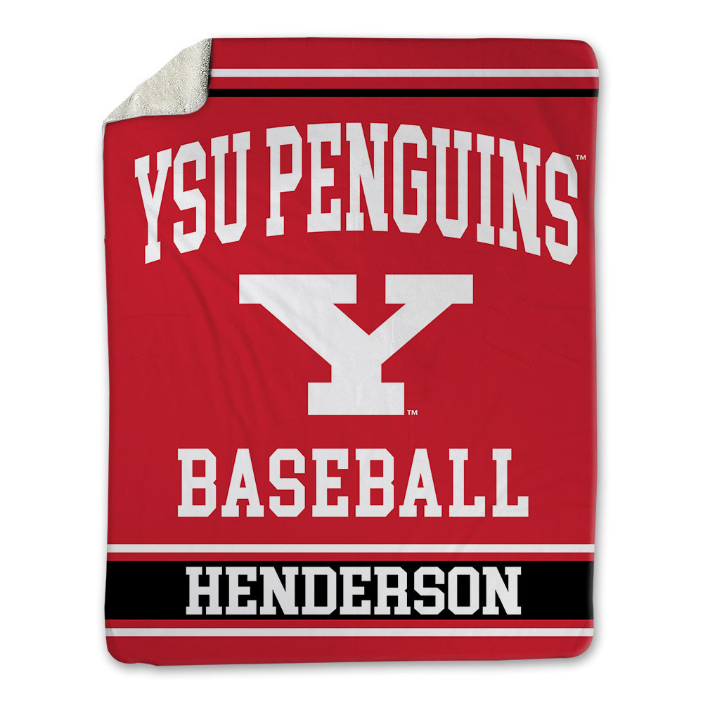 Youngstown State - NCAA Baseball : Mark Henderson - Blanket-0