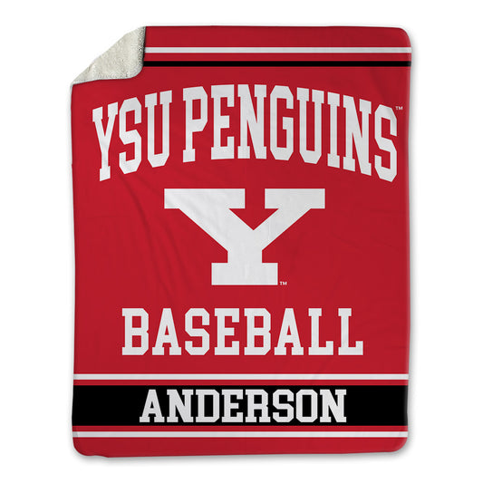 Youngstown State - NCAA Baseball : Brandin Anderson - Blanket-0