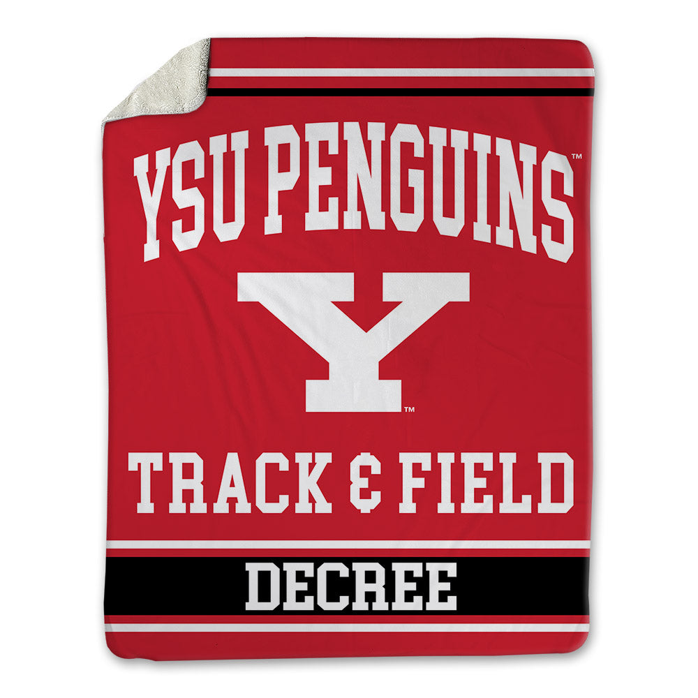 Youngstown State - NCAA Women's Track & Field : Daisha Decree - Blanket-0