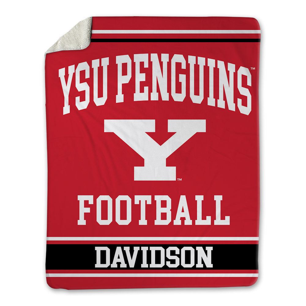 Youngstown State - NCAA Football : Ross Davidson - Blanket-0