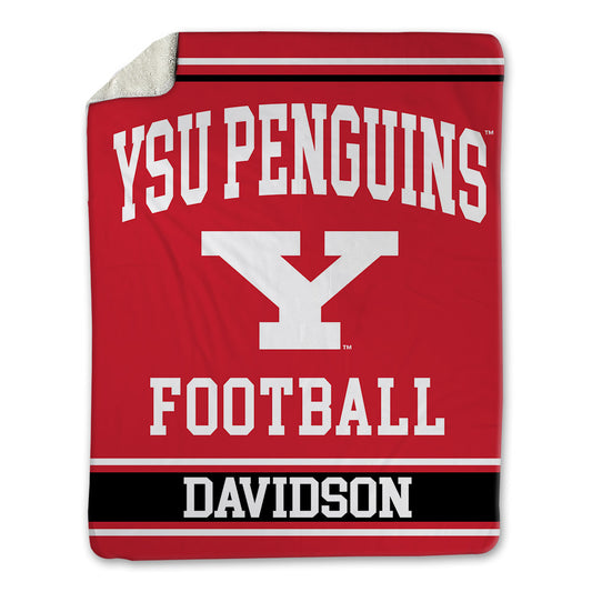 Youngstown State - NCAA Football : Ross Davidson - Blanket-0