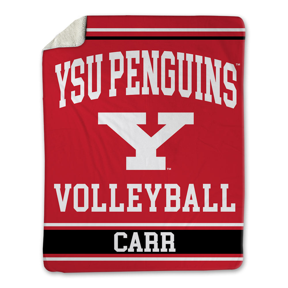 Youngstown State - NCAA Women's Volleyball : Natalie Carr - Blanket-0