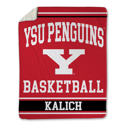 Youngstown State - NCAA Women's Basketball : Mia Kalich - Blanket-0