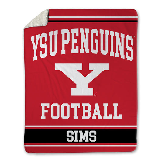 Youngstown State - NCAA Football : Stephen Sims - Blanket-0