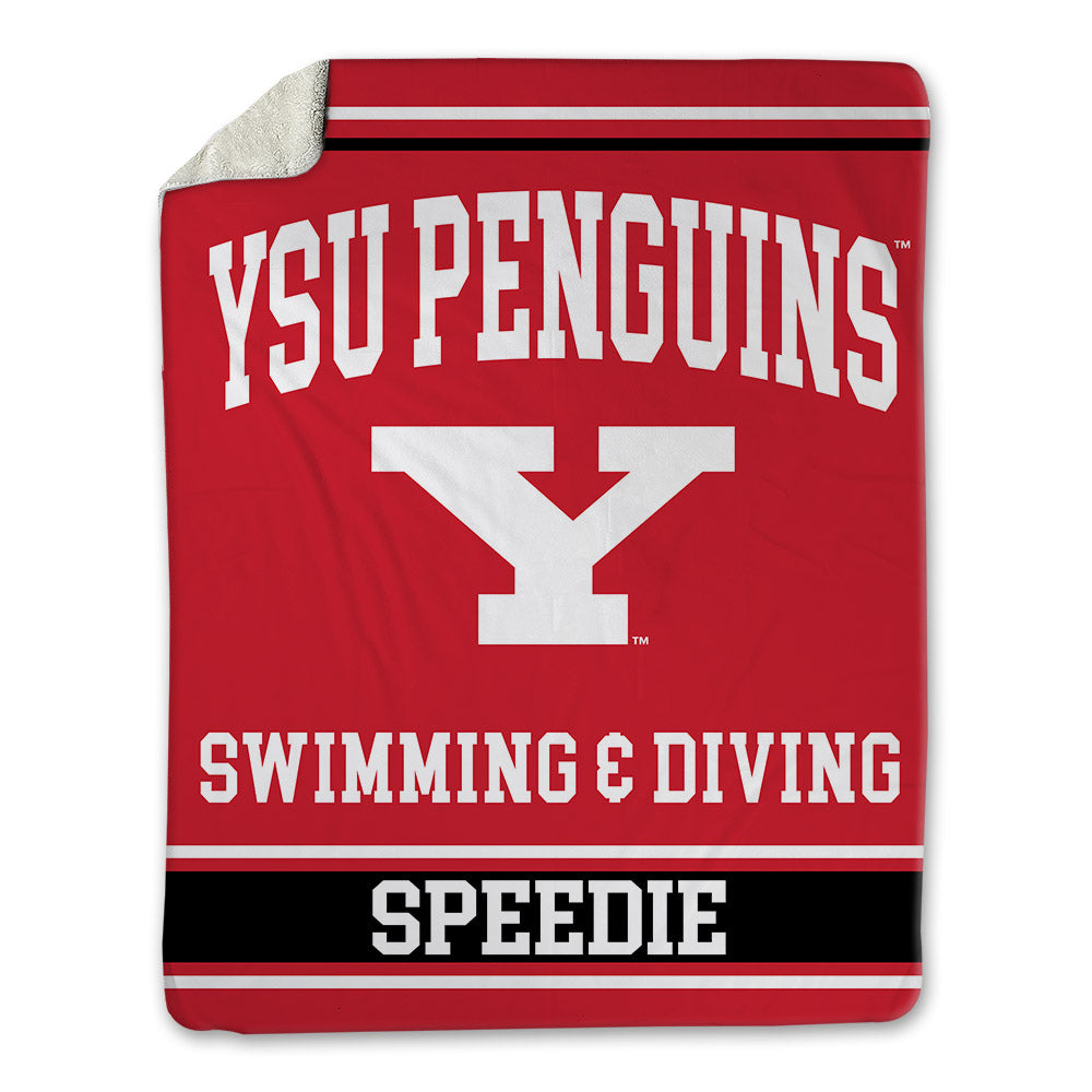 Youngstown State - NCAA Men's Swimming & Diving : Adam Speedie - Blanket-0