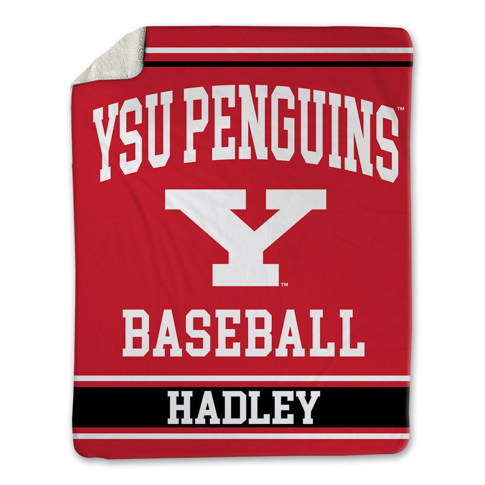 Youngstown State - NCAA Baseball : Caleb Hadley - Blanket-0