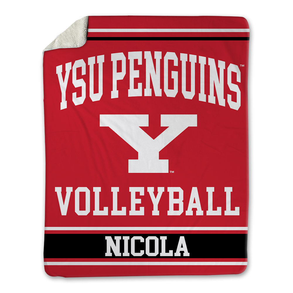 Youngstown State - NCAA Women's Volleyball : Journey Nicola - Blanket-0