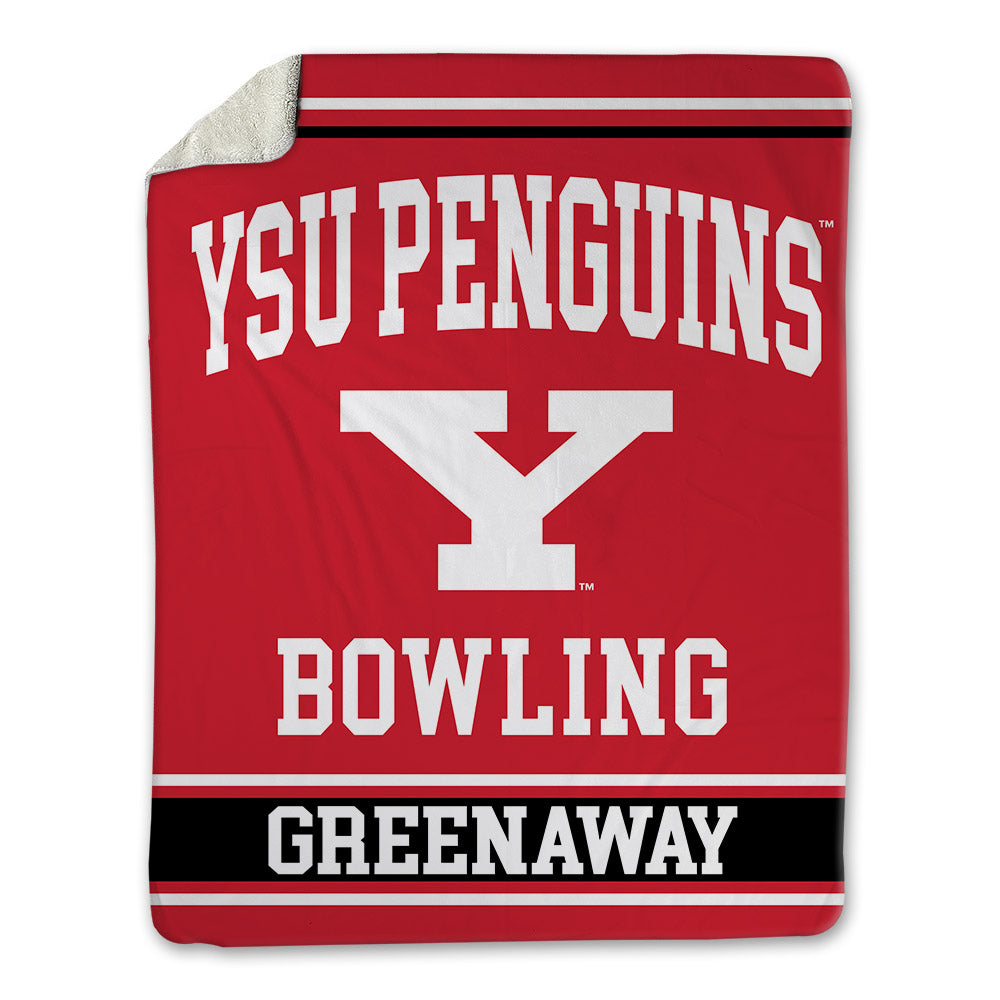 Youngstown State - NCAA Women's Bowling : Kaitlyn Greenaway - Blanket-0