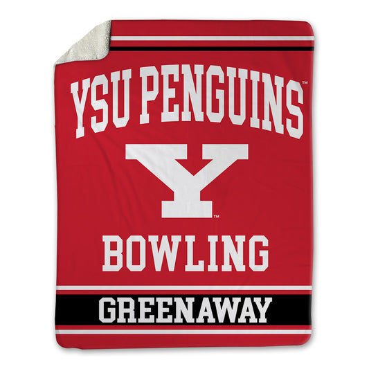 Youngstown State - NCAA Women's Bowling : Kaitlyn Greenaway - Blanket-0