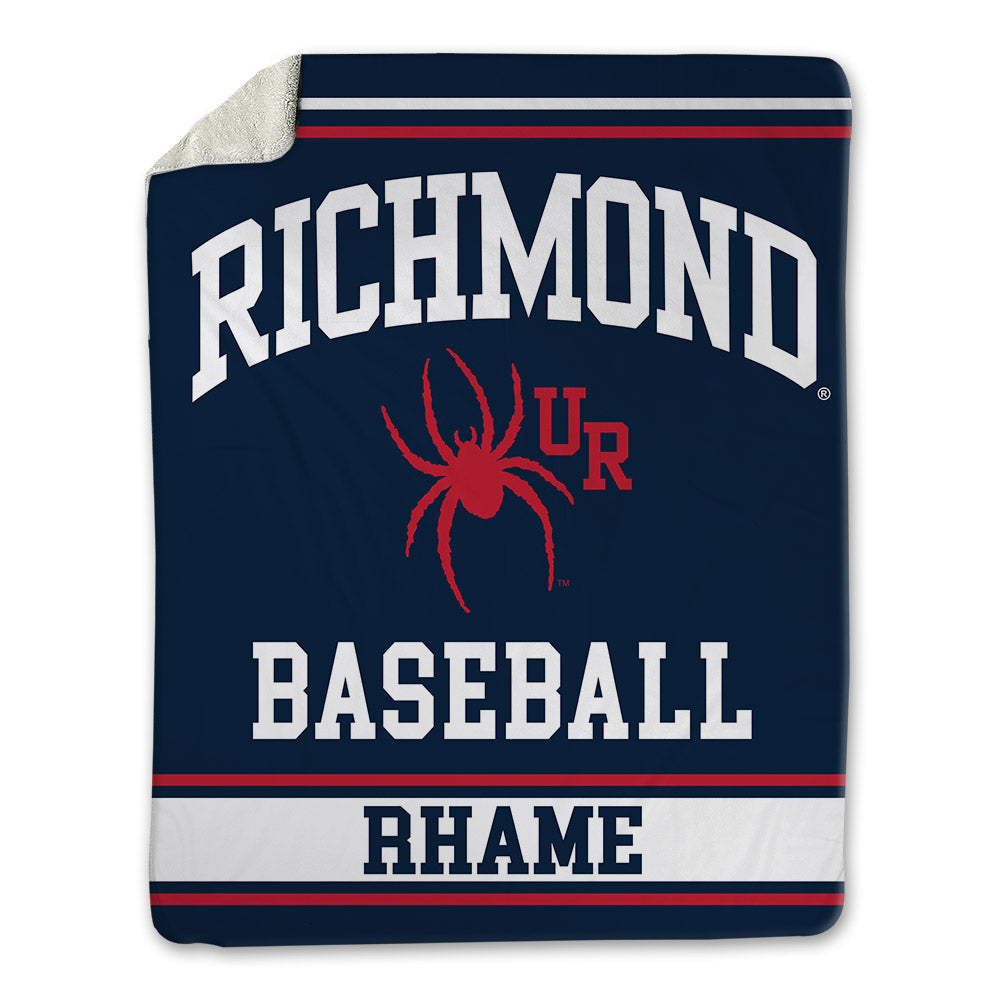 Richmond - NCAA Baseball : Cole Rhame - Blanket-0