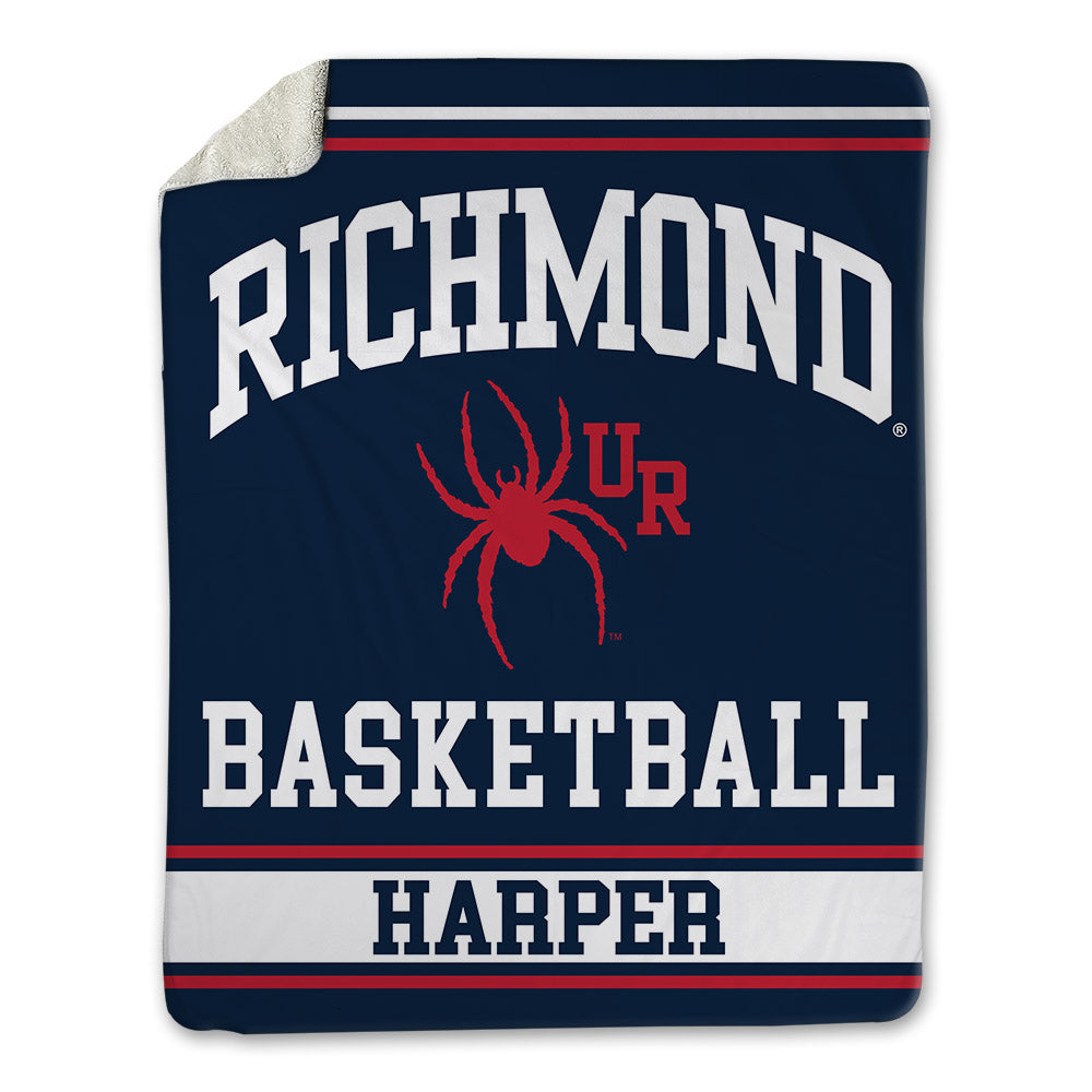 Richmond - NCAA Men's Basketball : William Harper - Blanket-0