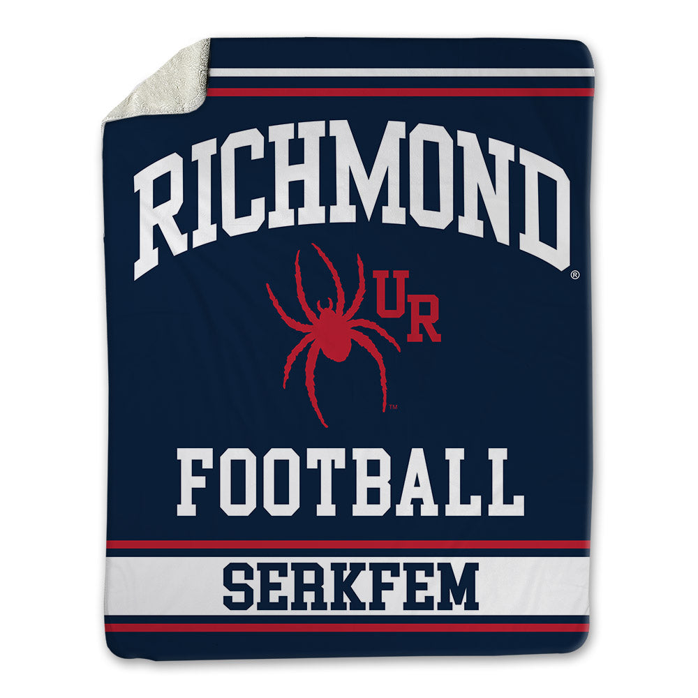 Richmond - NCAA Football : Jefferson Serkfem - Blanket-0