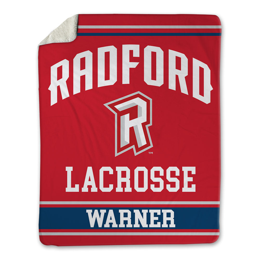 Radford - NCAA Women's Lacrosse : Aleese Warner - Blanket-0