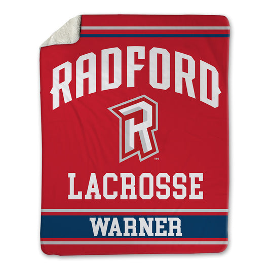Radford - NCAA Women's Lacrosse : Aleese Warner - Blanket-0