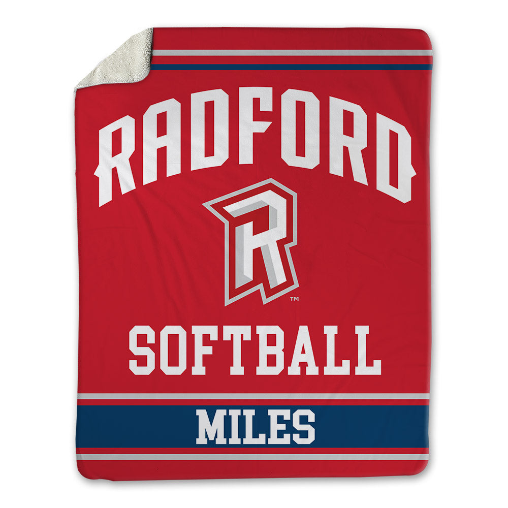 Radford - NCAA Softball : Layla Miles - Blanket-0