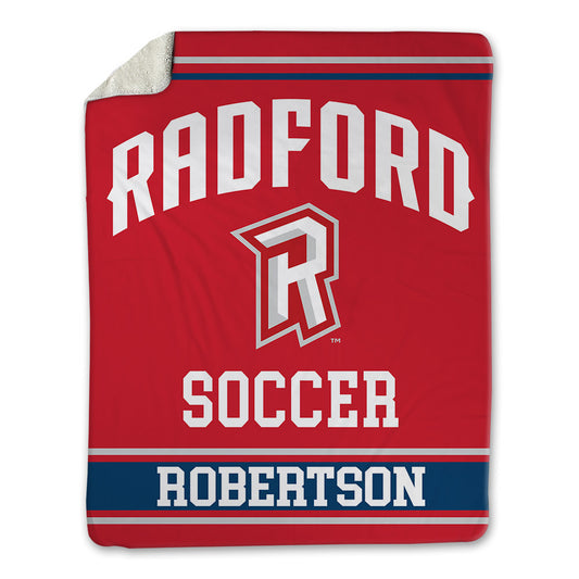 Radford - NCAA Men's Soccer : Christian Robertson - Blanket-0