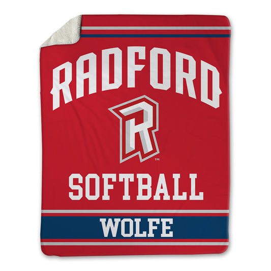 Radford - NCAA Softball : Amber Wolfe - Blanket-0