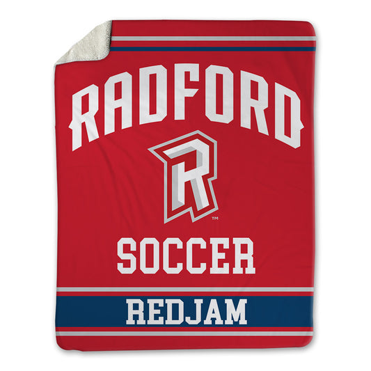 Radford - NCAA Men's Soccer : Nael Redjam - Blanket-0
