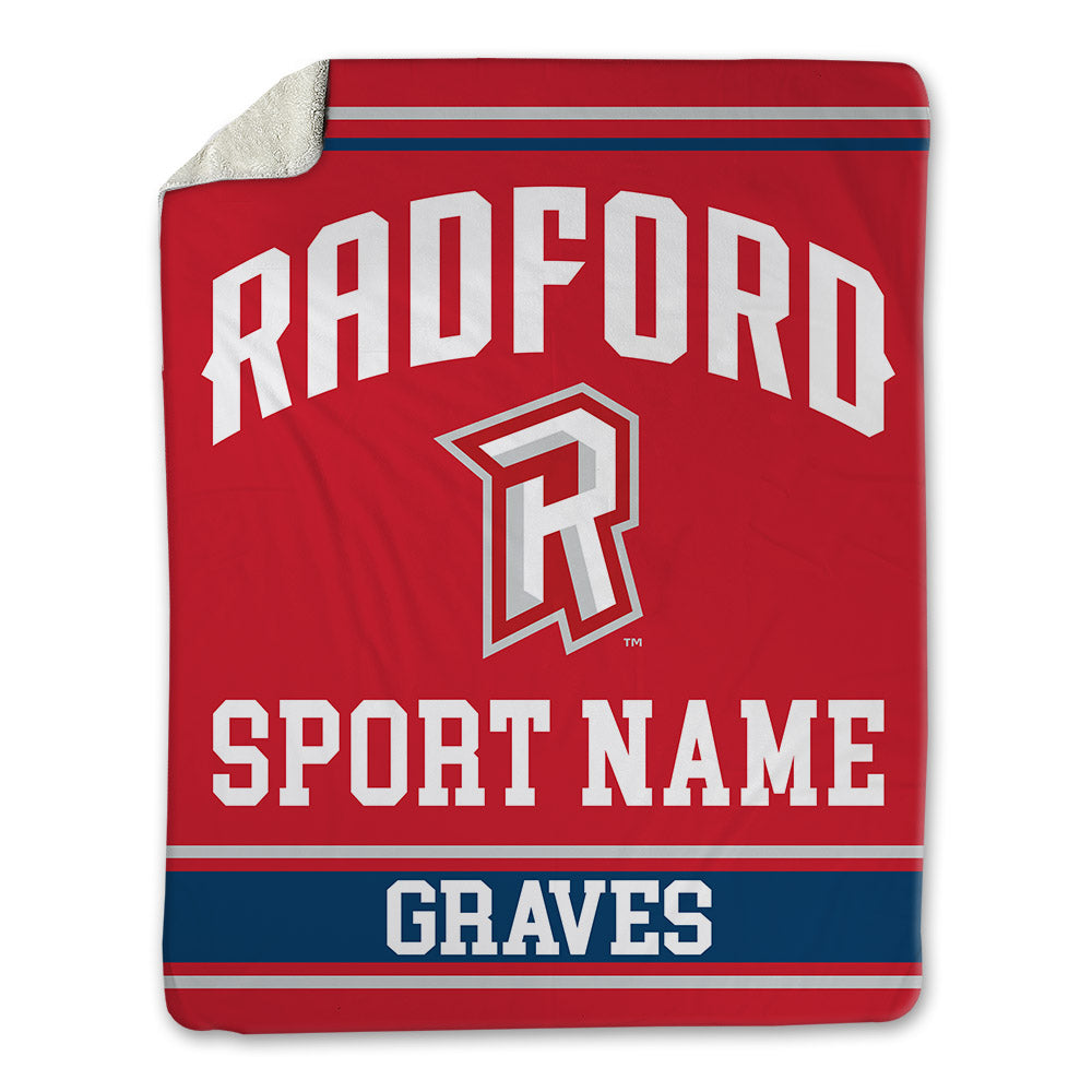 Radford - NCAA Men's Track & Field : Triston Graves - Blanket-0