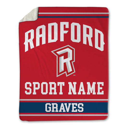 Radford - NCAA Men's Track & Field : Triston Graves - Blanket-0