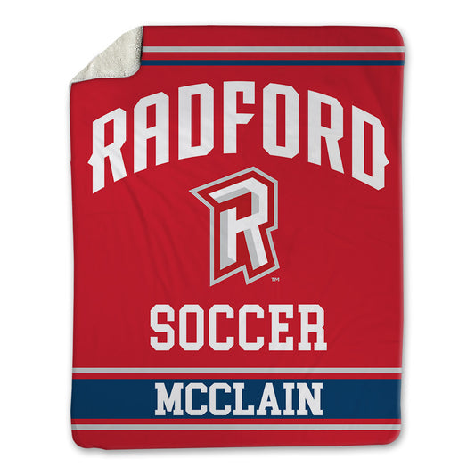 Radford - NCAA Men's Soccer : Carter McClain - Blanket-0