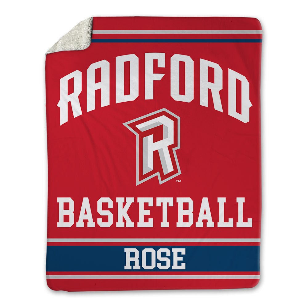 Radford - NCAA Men's Basketball : Brock Rose - Blanket-0