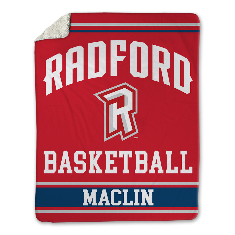 Radford - NCAA Men's Basketball : Brandon Maclin - Blanket-0