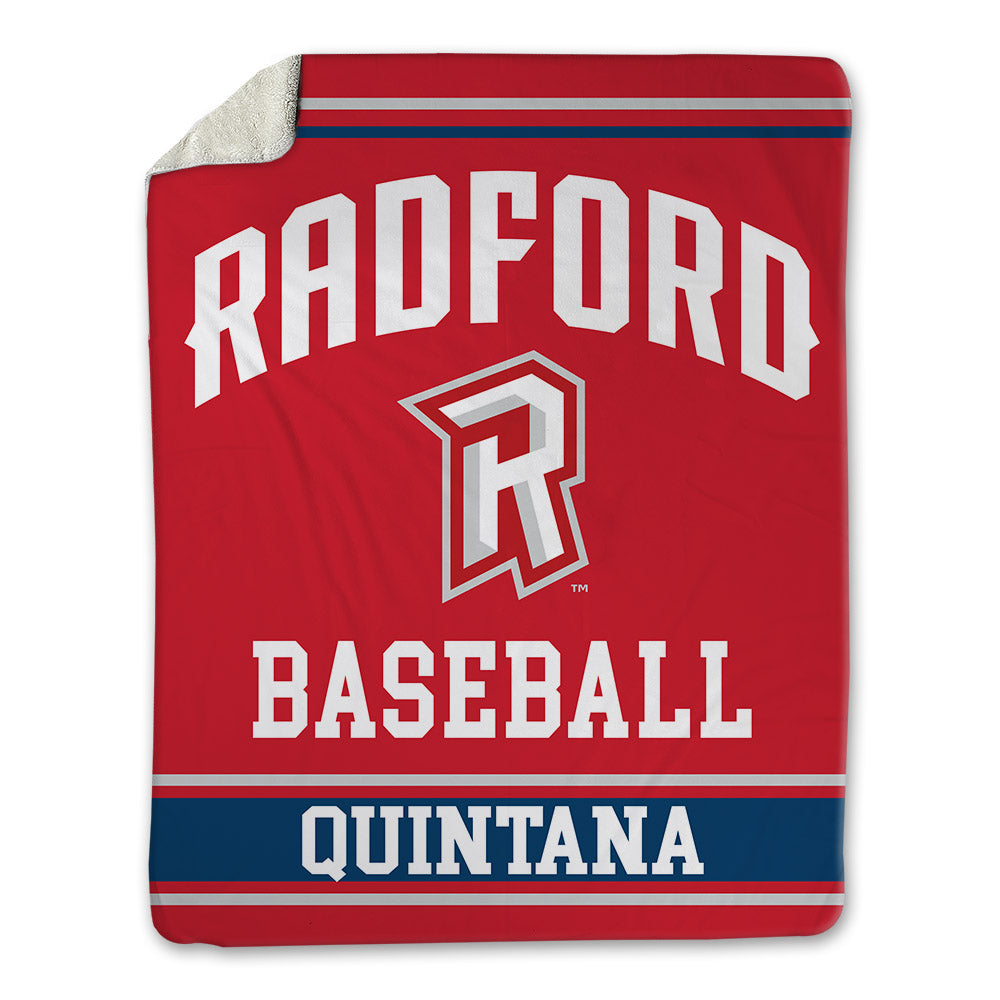 Radford - NCAA Baseball : Daniel Quintana - Blanket-0