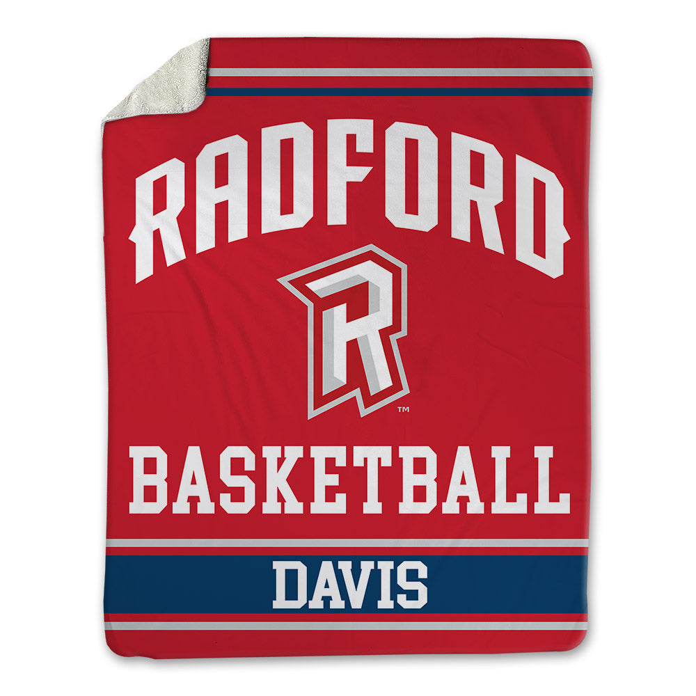 Radford - NCAA Men's Basketball : Chace Davis - Blanket-0