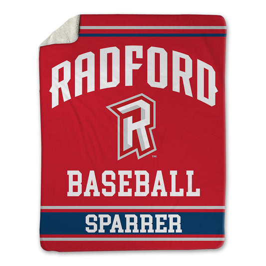 Radford - NCAA Baseball : Tyler Sparrer - Blanket-0
