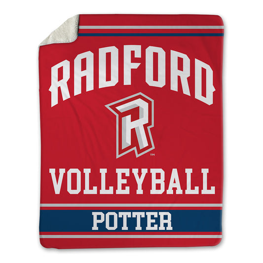 Radford - NCAA Women's Volleyball : Macie Potter - Blanket-0