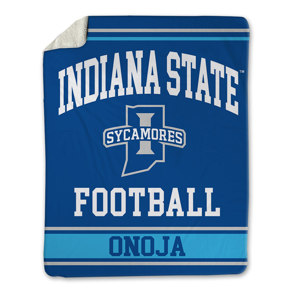 Indiana State - NCAA Football : Nathaniel Onoja - Blanket-0
