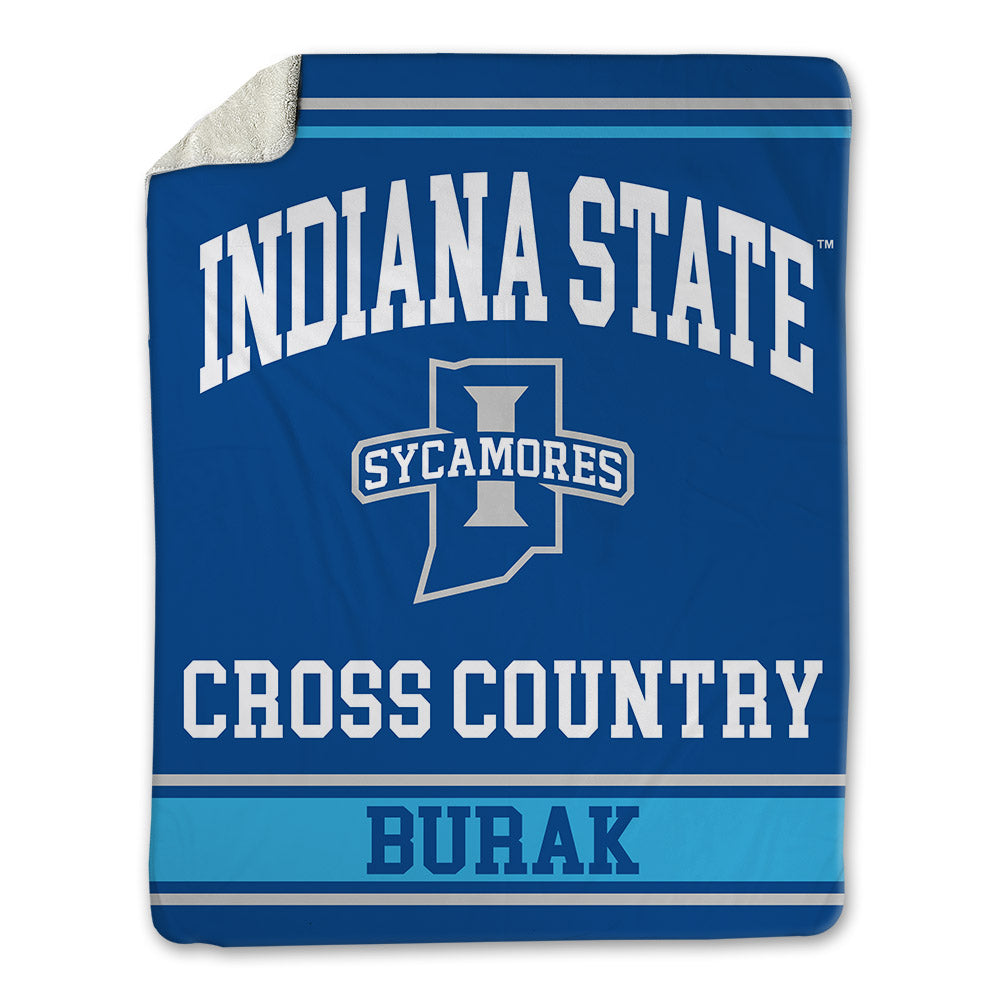 Indiana State - NCAA Women's Cross Country : Brittney Burak - Blanket-0