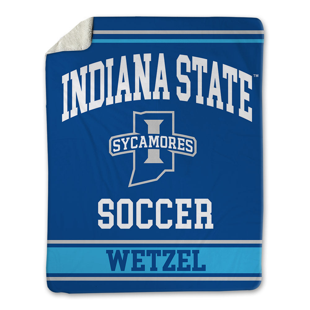 Indiana State - NCAA Women's Soccer : Peyton Wetzel - Blanket-0