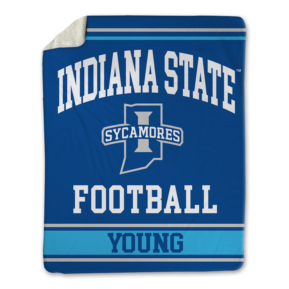 Indiana State - NCAA Football : Julian Young - Blanket-0