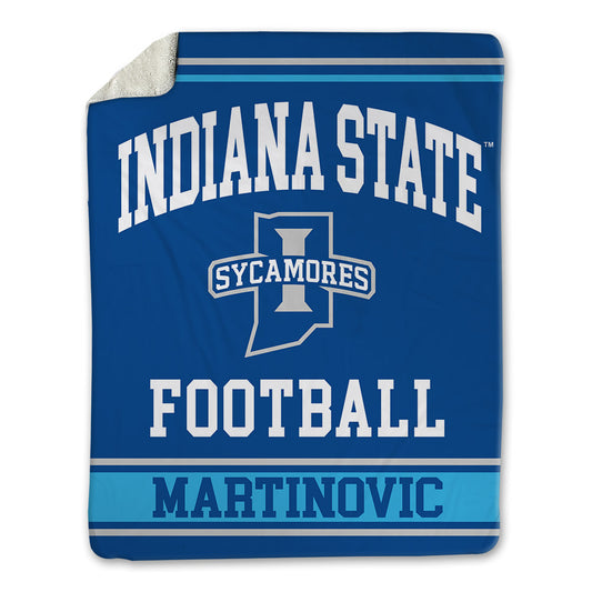Indiana State - NCAA Football : Niko Martinovic - Blanket-0