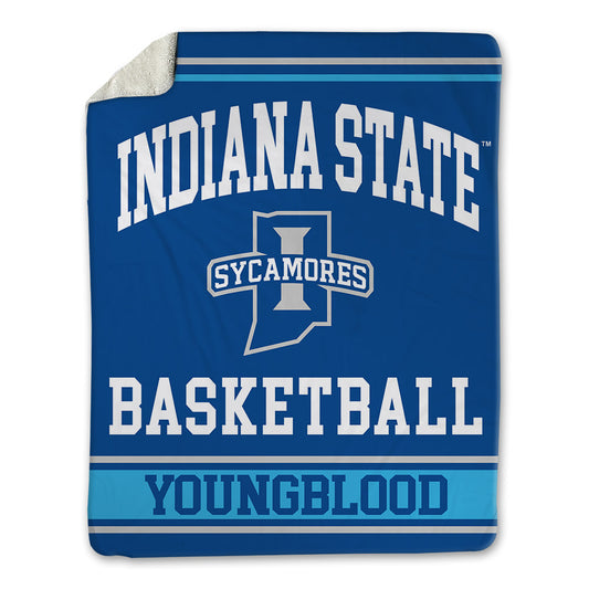 Indiana State - NCAA Women's Basketball : Aaliyah Youngblood - Blanket-0