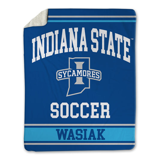 Indiana State - NCAA Women's Soccer : Annah Wasiak - Blanket-0