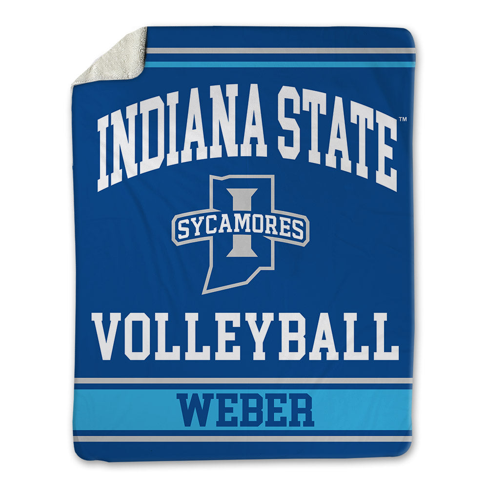 Indiana State - NCAA Women's Volleyball : Sydni Weber - Blanket-0