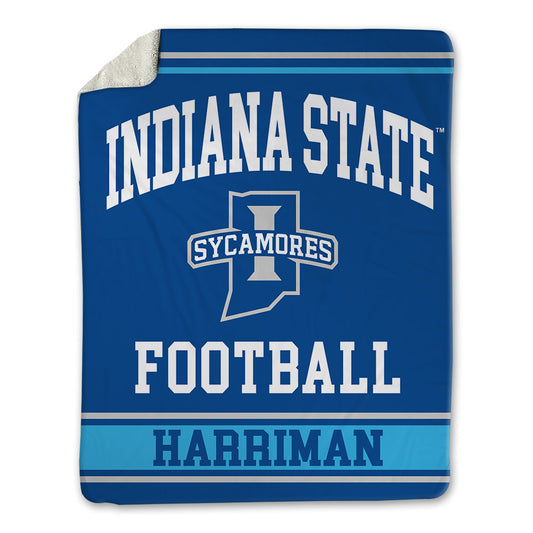 Indiana State - NCAA Football : Bryce Harriman - Blanket-0