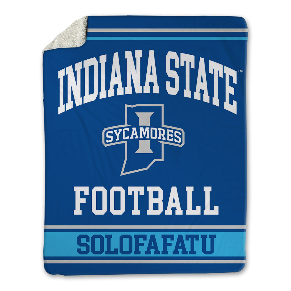 Indiana State - NCAA Football : Jordan Solofafatu - Blanket-0