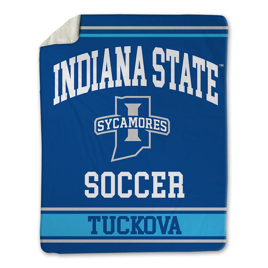 Indiana State - NCAA Women's Soccer : Dasha Tuckova - Blanket-0