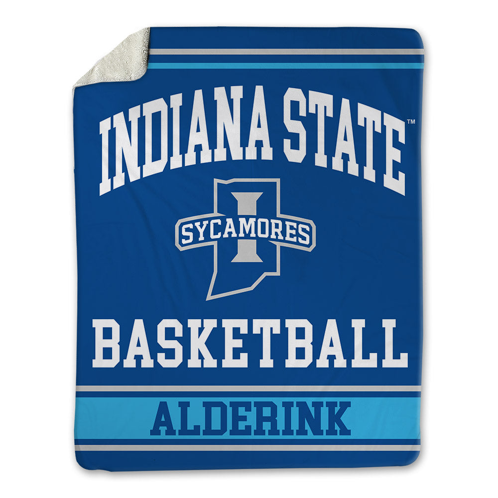 Indiana State - NCAA Men's Basketball : Merritt Alderink - Blanket-0