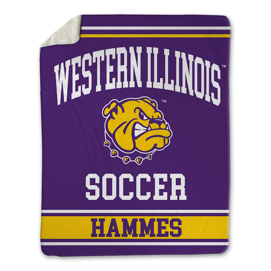 WIU - NCAA Women's Soccer : Natalie Hammes - Blanket-0