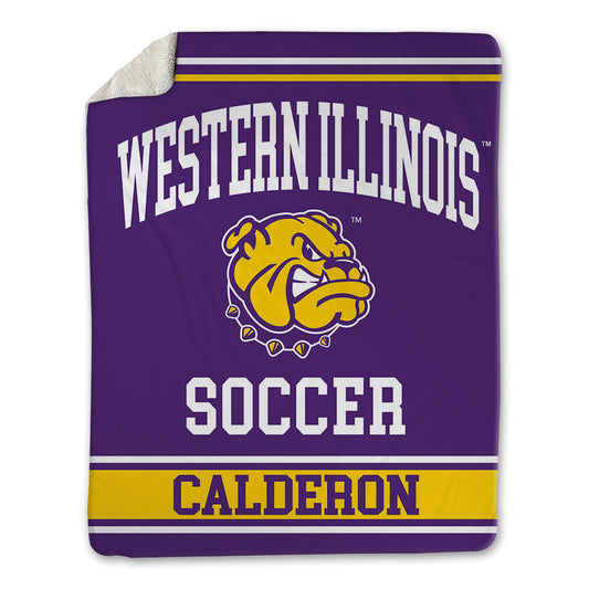 WIU - NCAA Men's Soccer : Miles Calderon - Blanket-0