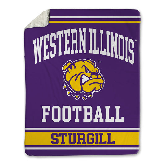 WIU - NCAA Football : Gage Sturgill - Blanket-0