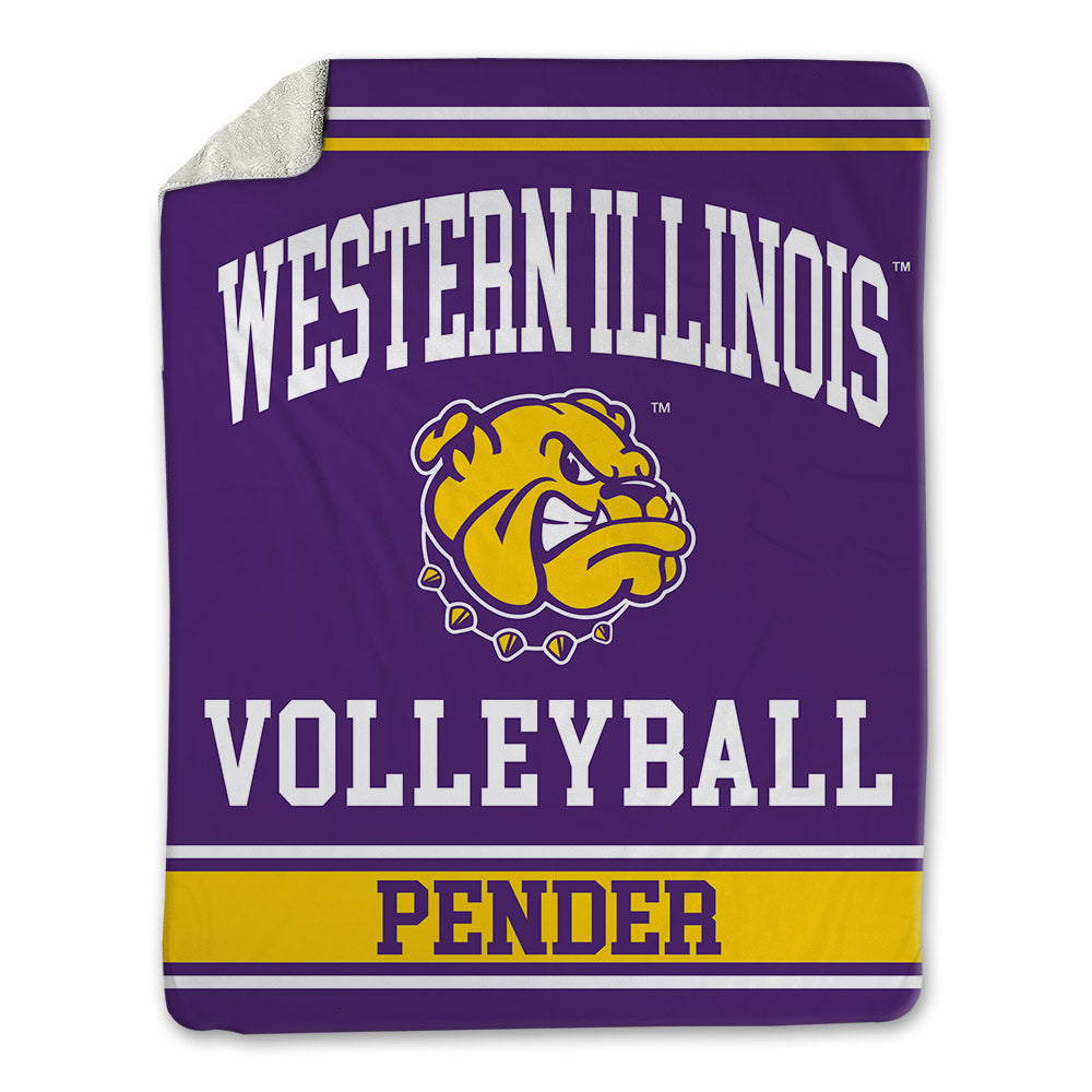 WIU - NCAA Women's Volleyball : Audrey Pender - Blanket-0
