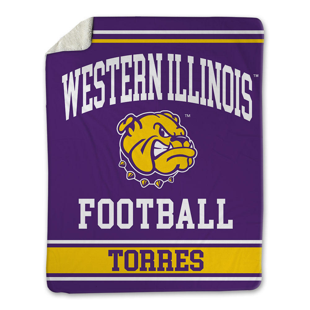 WIU - NCAA Football : JJ Torres - Blanket-0