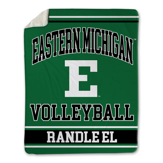 EMich - NCAA Women's Volleyball : Arynn Randle El - Blanket-0